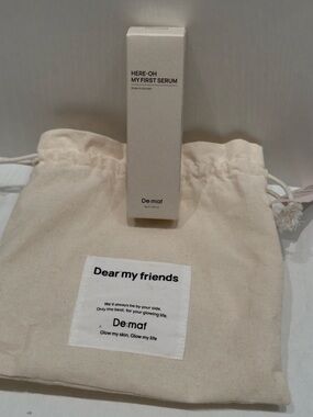 NWT- De:maf - Dear My Friends Here-Oh My First Serum Travel  (1.69 fl oz) & Bag